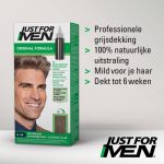 Just For Men Original Haarkleuring H25 Donkerblond - Haarverf voor Mannen - Professionele Grijsdekking in 5 Minuten - 100% Natuurlijke Uitstraling - Dekt tot 8 Weken - Vrij van Ammoniak - Image 3