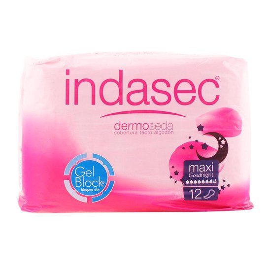 550x550-4868 Incontinentie Maandverband Dermoseda Good Night Maxi Indasec (12 uds) - Image 1