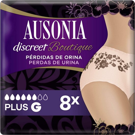 550x550-6103 Incontinentie Maandverband Ausonia Discreet Boutique Groot (8 uds) - Image 1