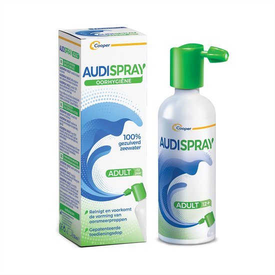 550x550-6397 Audispray Adult - Oorsmeer Verwijderaar - Oorspray - 100% Natuurlijke Spray - Oordruppels - Oorreiniger - Oorspuit - Alternatief Wattenstaafjes - Image 1