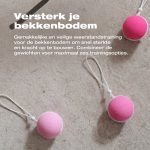 Intimina - Laselle Kegel Routine - Weighted Exerciser-set - 3 bekkenbodemgewichten voor vrouwen (28 g, 38 g, 48 g)