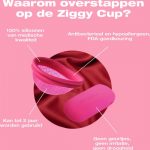 Intimina Ziggy Cup – extra dunne herbruikbare menstruatiecup met plat design - Image 4