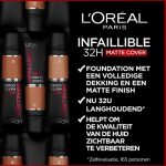 LOreal Paris Infaillible 24h Matte Cover Foundation   110 Vanille Rose   35 Ml - Image 2