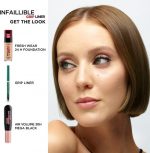 L'Oréal Paris Infaillible 36H Grip Gel Automatic Eyeliner - Blue Jersey - Blauw - Opdraaibaar gelpotlood met een handige sponsapplicator - 5g - Image 2