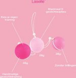 Intimina - Laselle Kegel Routine - Weighted Exerciser-set - 3 bekkenbodemgewichten voor vrouwen (28 g, 38 g, 48 g) - Image 2