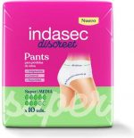 Incontinentie Luiers Pant Super Talla Mediana Indasec (10 uds) - Image 2