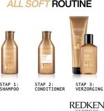 Redken All Soft Shampoo 500ml   Normal Shampoo Women   For All Hair Types - Image 3