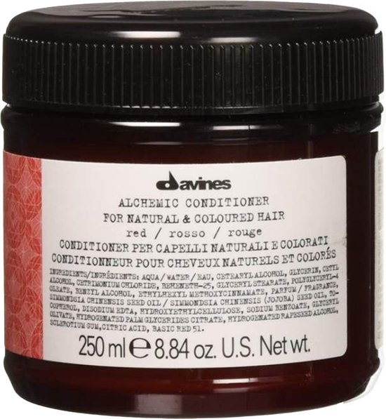 550x597-46 Colour Hair Crème Davines Alchemic Red 250 ml - Image 1