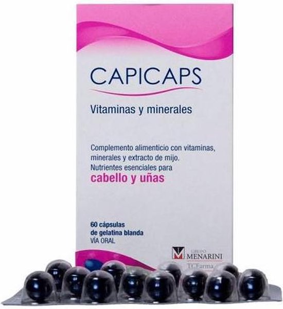 Menarini Capicaps Cabello Y Ua+-as 60 Ca!psulas
