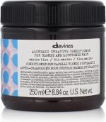 Conditioner for Blonde or Graying Hair Davines Alchemic Marine Blue 250 ml - Image 3