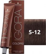 Permanente Kleur Igora Color10 Schwarzkopf 5-12 (60 ml) - Image 2