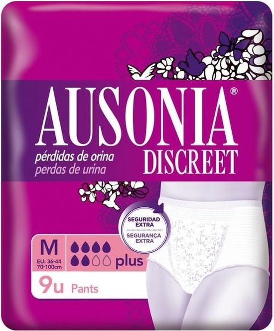 550x664-4 Incontinentie Maandverband Ausonia Discreet Boutique Medium (9 uds) - Image 1