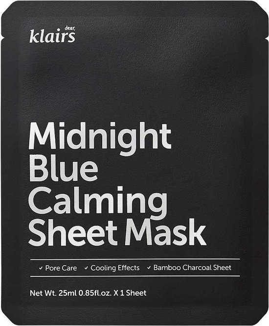 550x665-3 Klairs Midnight Blue Calming Sheet Mask 1 Pcs 25ml - Image 1