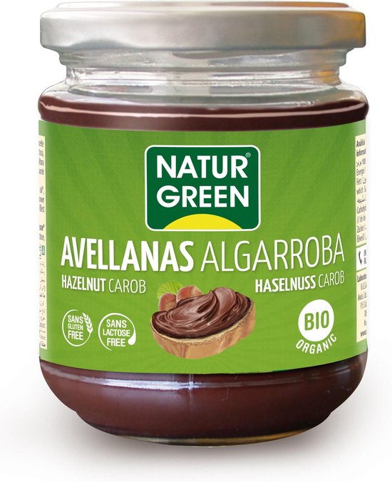 550x676-19 Naturgreen Crema Avellanas Con Algarroba 200g - Image 1