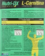 Voedingssupplement Naturtierra Nutri Dx L-carnitine Vitamine B6 (10 uds) - Image 3