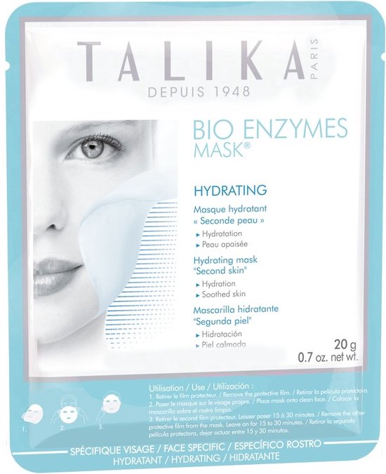550x676-68 Talika Bio Enzymes Mask Hydrating 1 Unit - Image 1