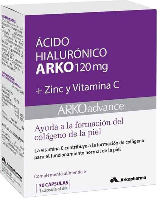 550x693-29 Arkopharma Arkoadvance Hyaluronic Acid 30 Capsules - Image 1