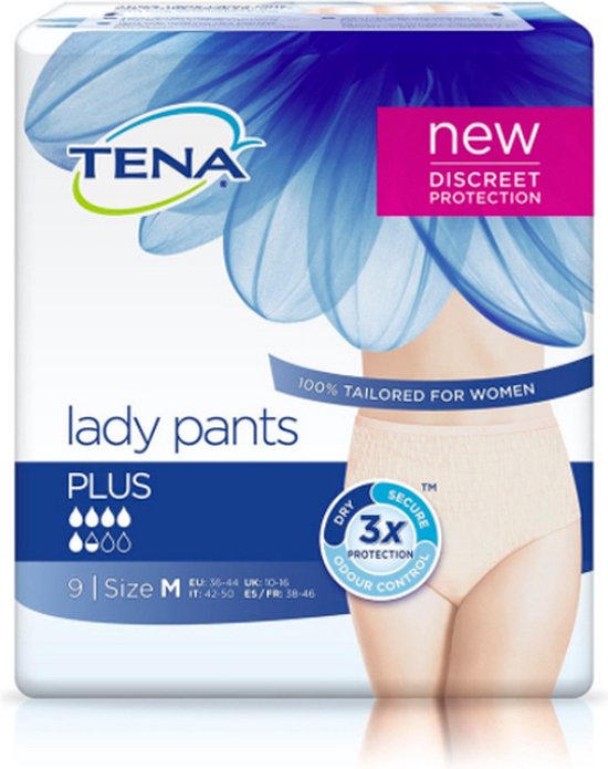 550x695-49 Tena Lady Pants - Silhouette Plus Medium 9 stuks - Image 1