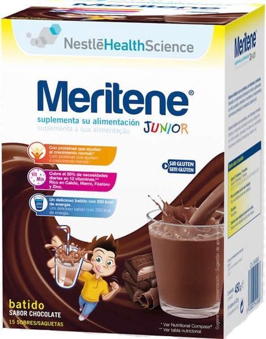 550x700-17 Meritene Junior Batidos Sabor Chocolate 15 Sobres - Image 1