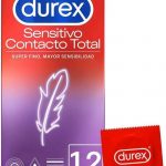 Durex Sensitive Total Contact Super Fine Condoms 12 U