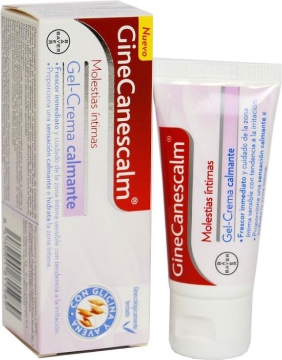 550x701-18 Ginecanesgel Ginecanescalm Soothing Cream Gel 15g - Image 1