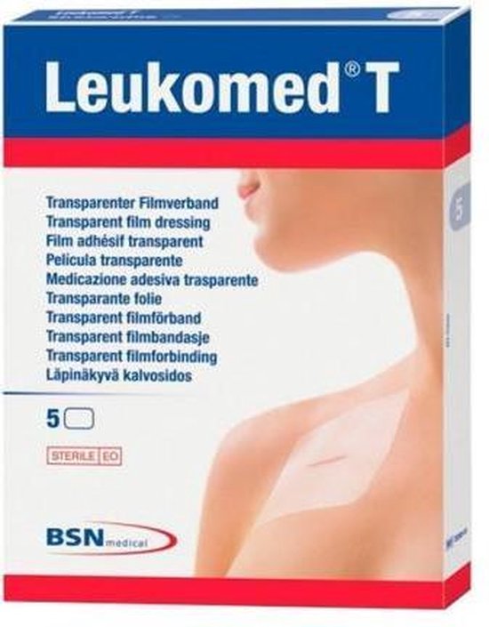 550x705-4 Leukomed T Apa3sito Transparente 10x25 Cm 5 Unidades Bsn Medical - Image 1