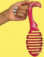 Wet Brush - original detangler - haarborstel voor in de douche - ophanghaak - Glitter Paars - Image 3