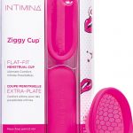 Intimina Ziggy Cup – extra dunne herbruikbare menstruatiecup met plat design