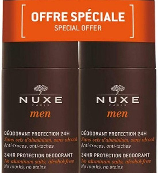 Nuxe Men 24 HR Protection Deodorant Duo Pack - 2 x 50 ml