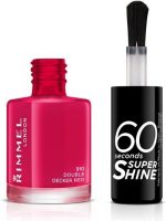 Rimmel London 60 Seconds Super Shine Nail Polish   310 Double Decker Red - Image 2