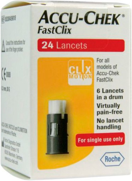 550x754-18 ACCU-CHEK Fastclix Lancetas 24U - Image 1
