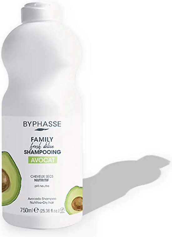550x755-14 Voedende Shampoo Byphasse Family Fresh Delice Droog Haar Avocado (750 ml) - Image 1