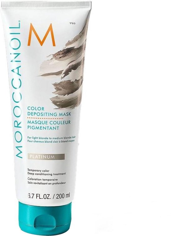 550x759-53 Moroccanoil Color Depositing Mask platinum - Haarmasker - 200ml - Image 1