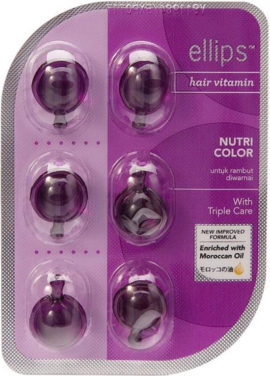 550x766 Vitamins Ellips Nutri Color Tablets Thermoprotective Argan Oil - Image 1