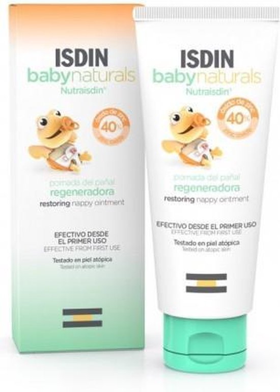 550x769-32 Isdin Baby Naturals Nutraisdin Regenerating Nappy Ointment 100ml - Image 1
