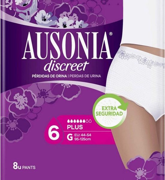 Discreet Boutique Plus Tg Pants 8 U By Ausonia 8 Pcs