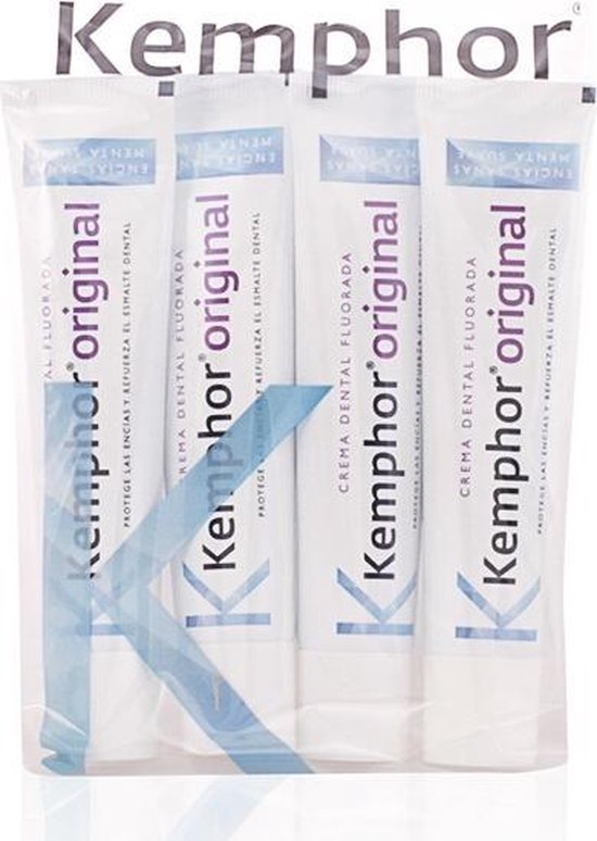 550x774-38 Tandpasta met Fluoride Kemphor (4 x 25 ml) - Image 1