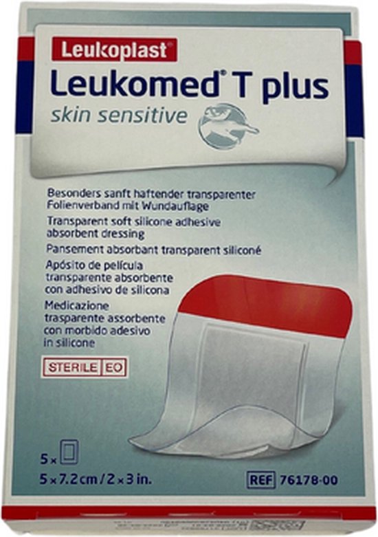 550x781-1 Leukomed T Plus Skin Sensitive 5x7.2cm 5u - Image 1