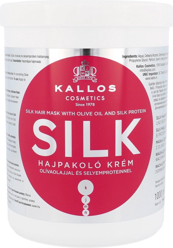 550x789-56 Kallos - Silk Hair Mask - 1000ml - Image 1