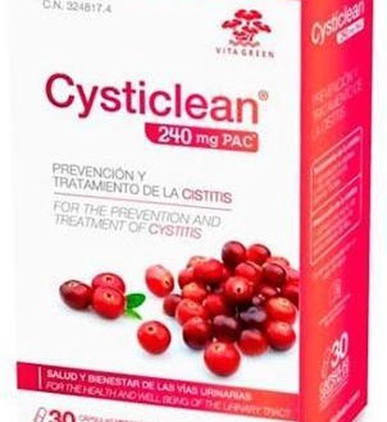 Cysticlean, Cysticlean 240mg Pac, 30 Capsules