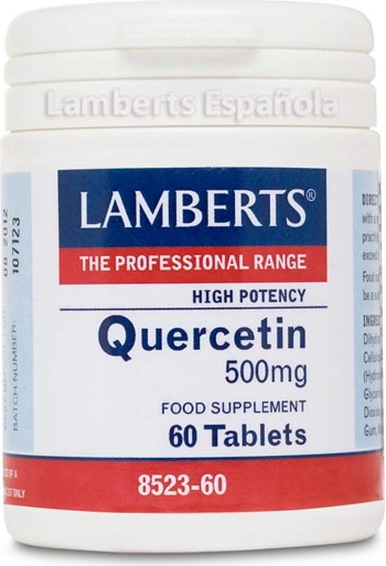 550x806-64 Lamberts Quercetine 500 mg - 60 tabletten - Image 1