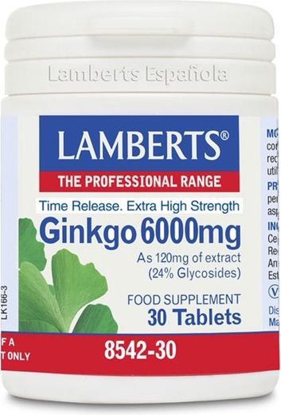 550x811-62 Lamberts Ginkgo Biloba 6000mg 60 Capsules - Image 1