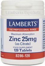 Voedingssupplement Lamberts Zinkcitraat 120 Stuks - Image 4
