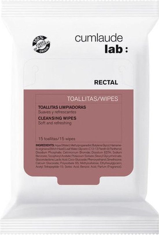 550x814-24 Cumlaude Perianal Wipes 15 Units - Image 1