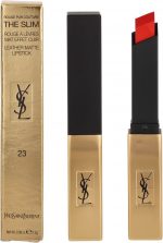 Yves Saint Laurent Lipstick Lip Make Up Rouge Pur Couture The Slim Leather   Matte Lipstick 23 Mystery Red - Image 2