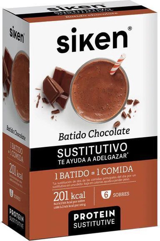 550x825-239 Siken Batido Chocolate 6 Sobres - Image 1