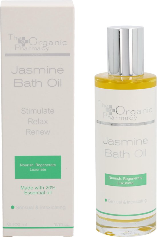 550x831-79 The Organic Pharmacy Jasmine Bath Oil - Image 1
