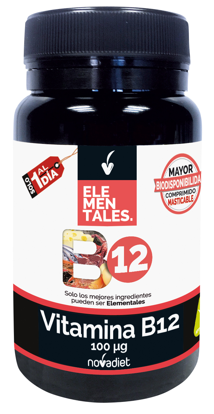 592397_526c38eeb9e1fd42ff0dd690c73af7a6 Novadiet Vitamina B12 100 Mcg 120 Comp - Image 1