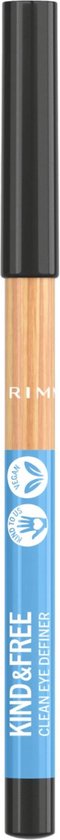 60x840-6 Rimmel Kind & Free Clean Eye Definer - 001 Pitch - Image 1