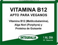 693482_ee83b65538c7a265c7dc031b29a82089 Integralia Vitamina B12 Vegana 30 Caps - Image 1